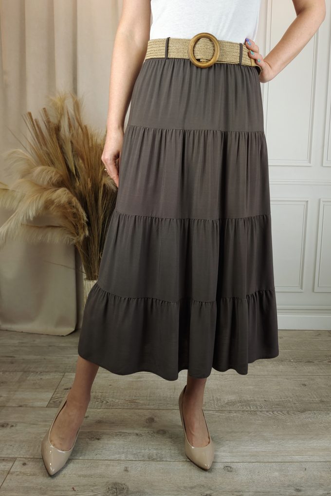 Skirt with ruffles